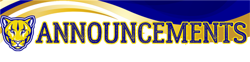 Announcements